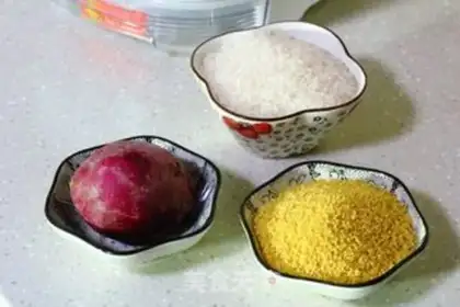 Make Gold potato rice step 0