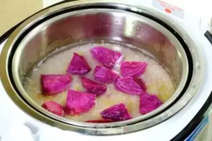 Make Gold potato rice step 3