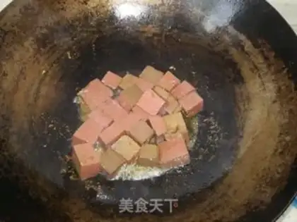 Make Spicy red and white tofu step 3