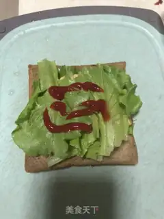 Make Egg beef sandwich step 2