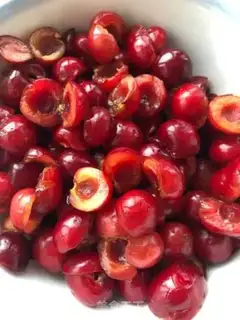 Make Cherry jam step 1