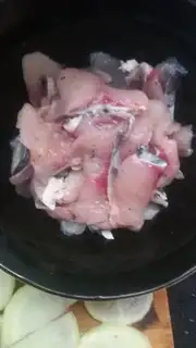 Make Simple radish step 1