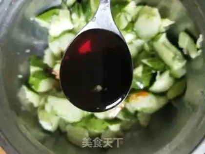 Make cucumber with peanut rice step 3
