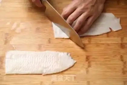 Make Garlic squid step 1