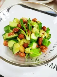 Make cucumber with peanut rice step 7