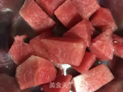 Make Watermelon pudding step 3
