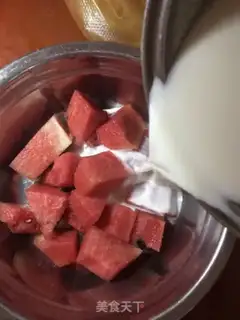 Make Watermelon pudding step 4