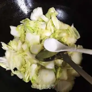Make Tofu with meat and cabbage step 8