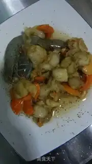 Make Seafood puzzle step 0