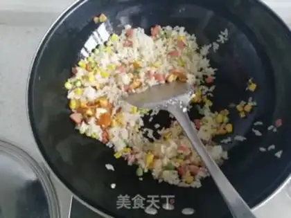 Make Time food and rice step 5