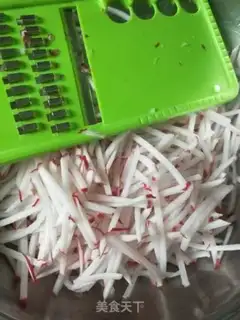Make Sugar and radish step 1