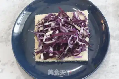 Make All wheat and vegetables sandwich step 1