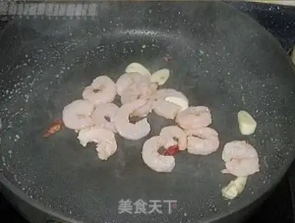 Make Garlic shrimp step 3