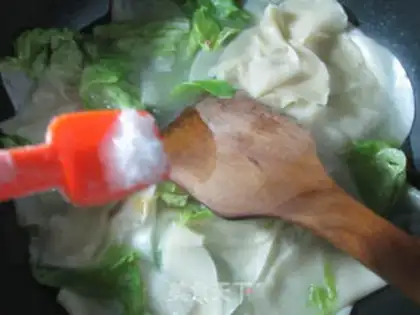Make Duck eggs, cabbage, soup step 7