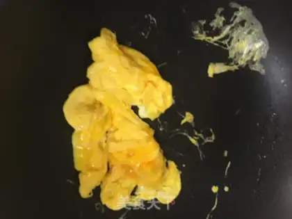 Make Pea corn fried eggs step 2