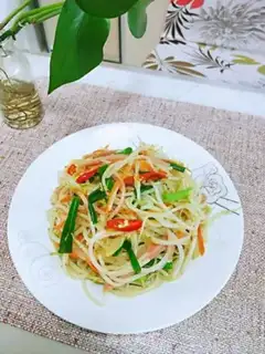 Make Five-coloured fried step 6