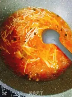 Make Sour soup, fat cow step 4