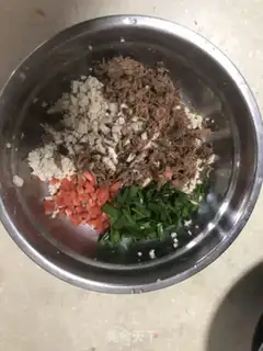 Make Fried tofu beef cake step 3
