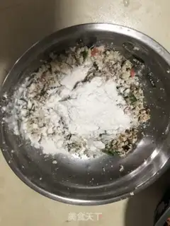 Make Fried tofu beef cake step 4