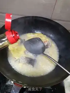 Make Fish fried eggs step 5
