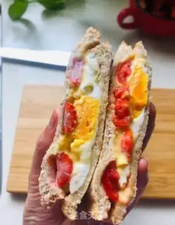 Make Egg sandwich step 12