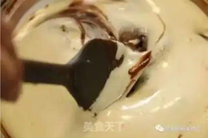 Make Brownie cheesecake step 3