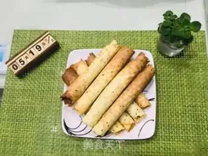 Make Egg rolls step 11