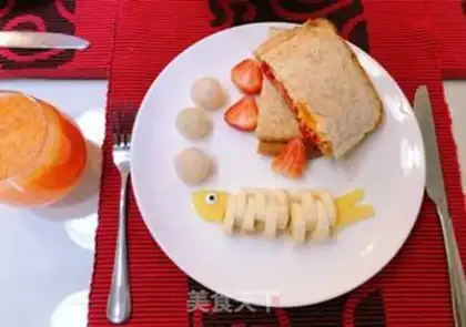 Make Egg sandwich step 17