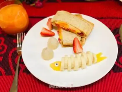 Make Egg sandwich step 18