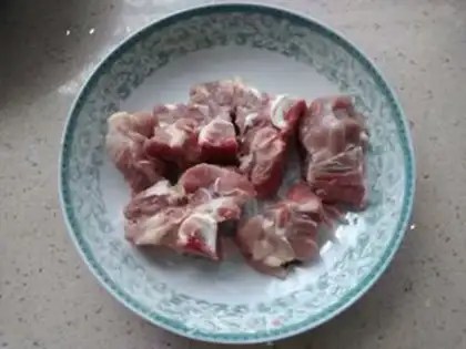 Make Five-finger peach steak soup step 0