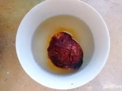 Make Five-finger peach steak soup step 1