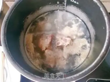 Make Five-finger peach steak soup step 3