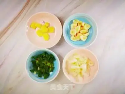 Make Spicy bouquets step 1