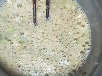Make Soy fried eggs step 2