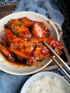 Make Coke chicken wings step 10