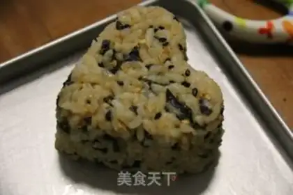 Make Japanese grilled rice step 2