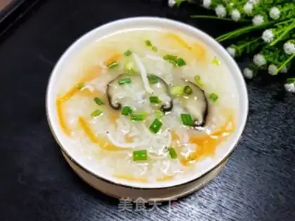 Make Silver fish congee step 7
