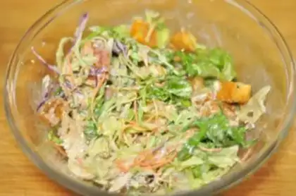 Make Chicken guacamole salad step 5