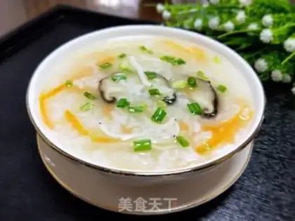 Make Silver fish congee step 8