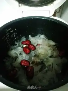 Make Peach and sugar step 1