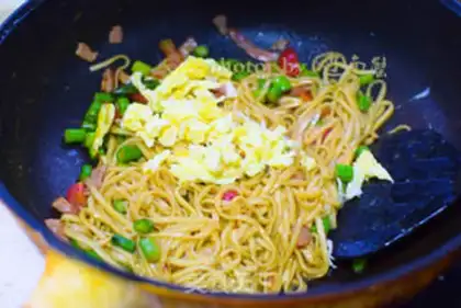 Make Bacon noodles step 9