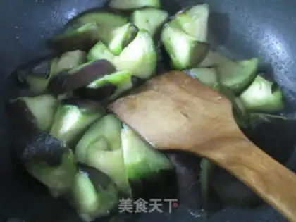 Make Tiger-skinned quail eggplant step 10