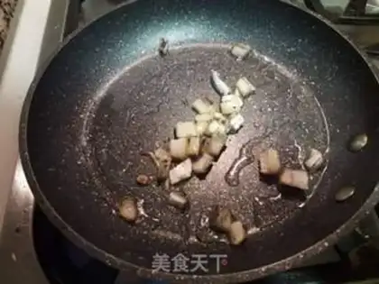 Make Salt fish tofu step 2
