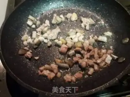 Make Salt fish tofu step 3