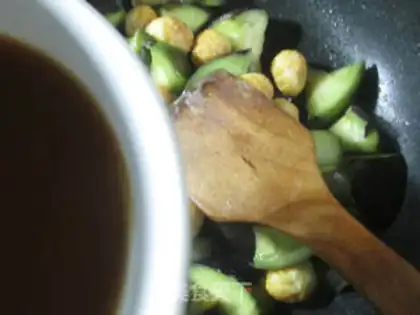 Make Tiger-skinned quail eggplant step 12