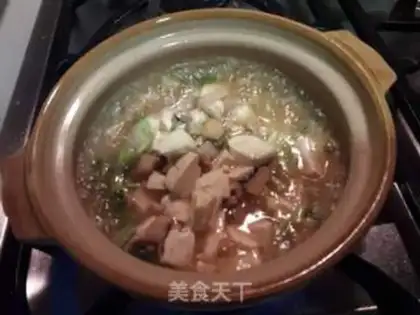 Make Salt fish tofu step 8