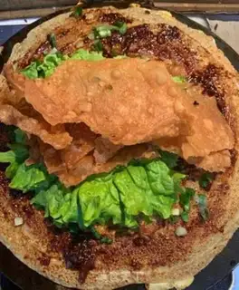 Make A detailed version of the pancakes step 18
