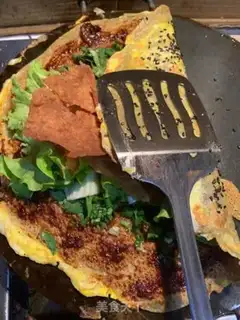 Make A detailed version of the pancakes step 19