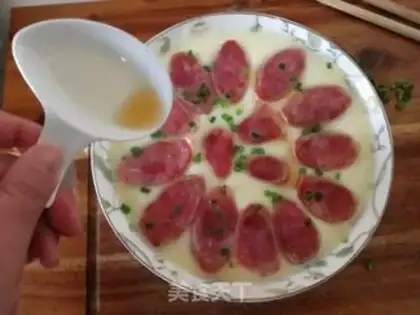 Make Weenie steamed eggs step 8