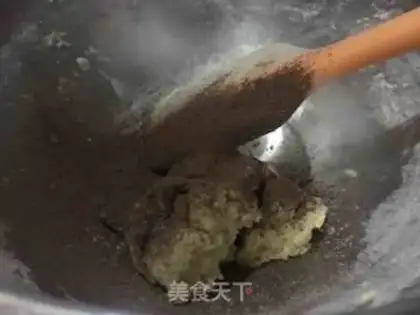 Make Marble cookies step 5